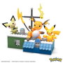 Mega Construx - Ensemble de Construction Pokémon Évolutions Pikachu avec Pichu et Raichu - Figurines Articulées et Environnement - Jeu de Construction - À partir de 6 ans - Hkt23