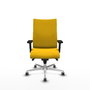 PIQUERAS Y CRESPO Chaise Albacete confidente Synchro Jaune