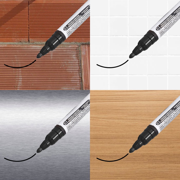 MAURER Rotulador Permanente Profesional Negro