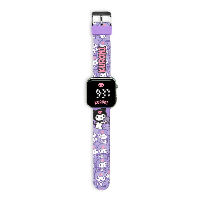 KIDS LICENSING Montre LED multifonction Kuromi Hello Kitty