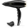 BaByliss Super Pro 2300 6714E - Sèche-cheveux 2300 W professionnel à flux d'air 120 km/h, moteur AC, ionique, 3 températures et 2 vitesses, fonction air froid