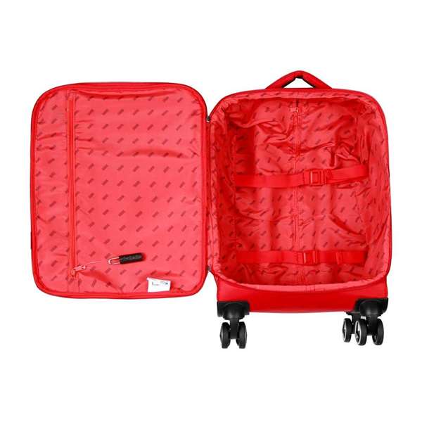 Karactermania Valise Cabine 4 Roues Souple à Thème Spiderman 35 x 20 x 55 cm - Port USB - Polyester - Pour Enfant