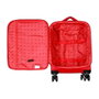 Karactermania Valise Cabine 4 Roues Souple à Thème Spiderman 35 x 20 x 55 cm - Port USB - Polyester - Pour Enfant