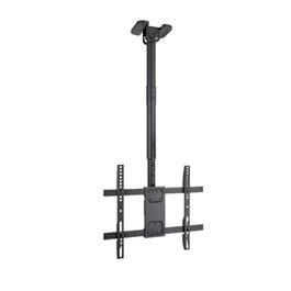 Tooq LPCE1175TSLI-B Support Plafond VESA pour TV 32-75 Pouces, 400x400mm, 60kg, Noir
