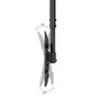 Tooq LPCE1175TSLI-B Support Plafond VESA pour TV 32-75 Pouces, 400x400mm, 60kg, Noir