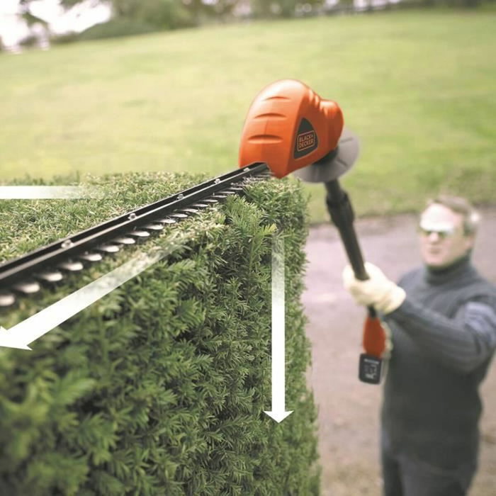 Black + Decker GTC1843L20-QW Taille-haies sans fil 18V, Lame 43 cm