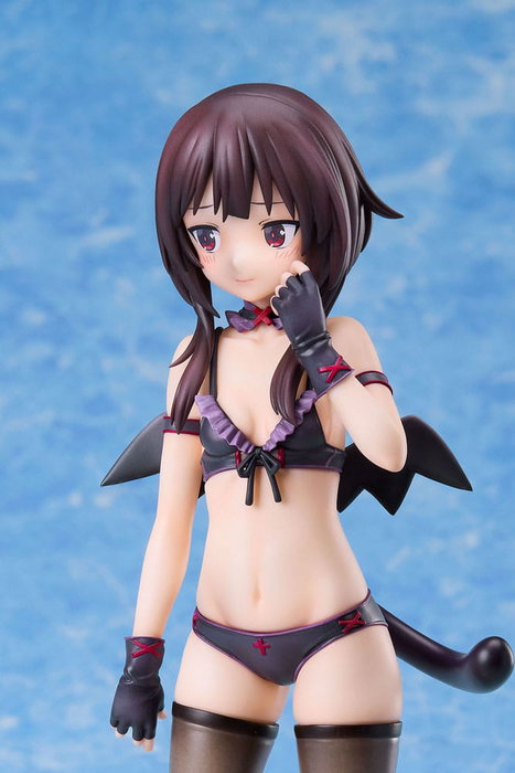 A-DIMENSION Statuette KonoSuba Megumin Chomusuke Swimsuit Ver. 1/7