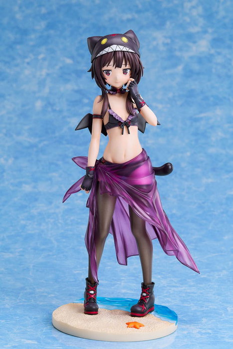 A-DIMENSION Statuette KonoSuba Megumin Chomusuke Swimsuit Ver. 1/7