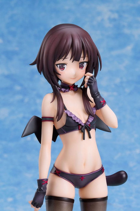 A-DIMENSION Statuette KonoSuba Megumin Chomusuke Swimsuit Ver. 1/7