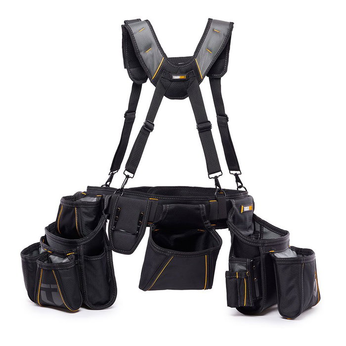 Ceinture à outils Toughbuilt Pro tb-301-6 Avec bretelles Coffrage