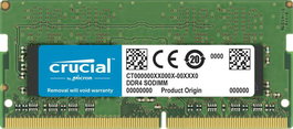 Crucial Mémoire PC portable 32 Go DDR4 3200 MHz SODIMM (260 broches)