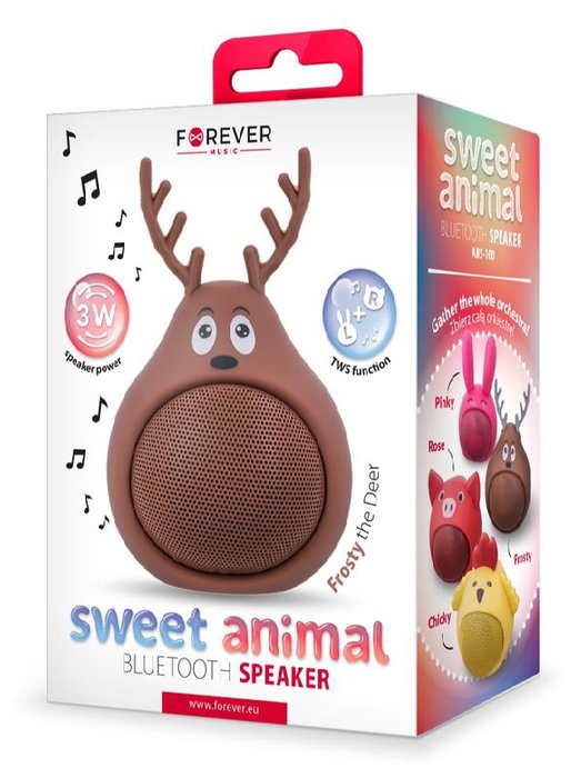 FOREVER Altavoz bluetooth Forever Sweet Animal - Deer