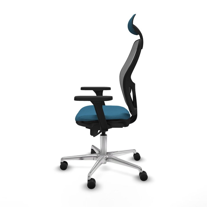 Piqueras y Crespo Chaise de Bureau avec Appui-tête 3D086N1 Gris Vert pétrole Piqueras y Crespo Chaise de Bureau avec Appui-tête 3D086N1 Gris Vert pétrole