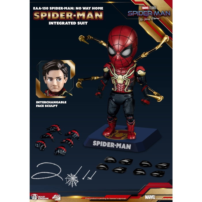 Beast Kingdom Egg Attack Marvel Figurine Articulée ABS PVC 16,5 cm avec Accessoires et Base