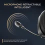 The G-Lab KORP MERCURY - Casque gaming filaire supra-auriculaire RGB - Haut-parleurs 50 mm, micro rétractable, stéréo - Compatible PC, Mac, PS, Xbox, Switch