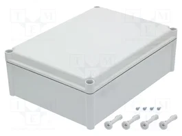 FIBOX SOLID Boîtier universel ABS gris 278x378x130mm
