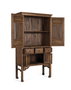 GINER Y COLOMER - Armadio Armoire en Bois Massif de Téca Chêne 176 cm de Haut - 4 Portes, 3 Tiroirs, 1 Étagère - 96 cm de Largeur, 43 cm de Profondeur
