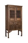 GINER Y COLOMER - Armadio Armoire en Bois Massif de Téca Chêne 176 cm de Haut - 4 Portes, 3 Tiroirs, 1 Étagère - 96 cm de Largeur, 43 cm de Profondeur