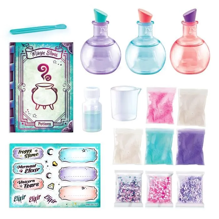 Canal Toys So Slime Magical SSC 372 - Coffret Potions Magiques pour Créer des Slimes, avec Recettes, Poudres et Élixirs - Dès 5 ans