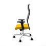 Piqueras y Crespo Chaise de Bureau Albacete Jaune et Noir