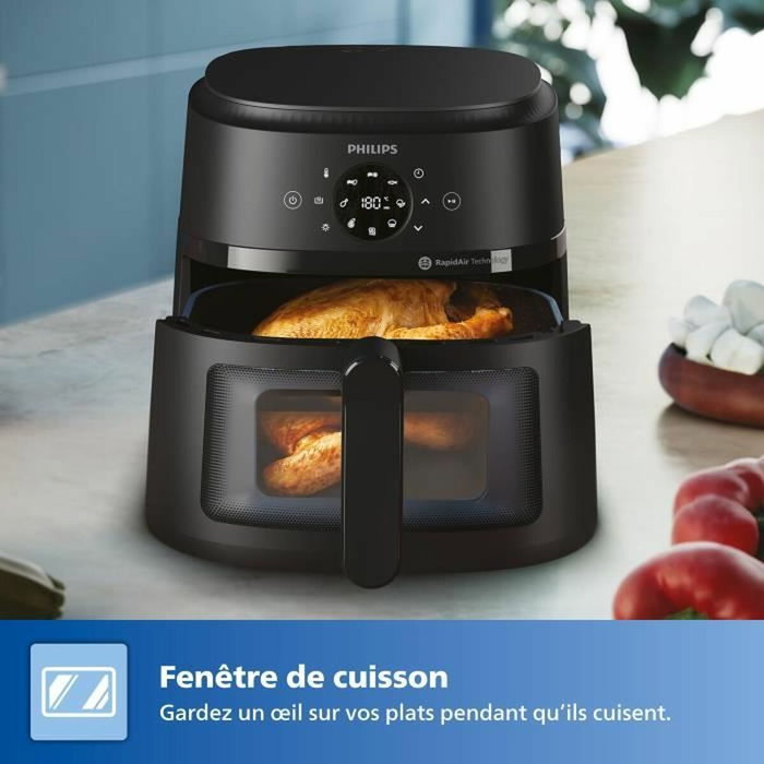 Philips Airfryer Série 2000 NA230/00 6,2 L Noir Philips Airfryer Série 2000 NA230/00 6,2 L Noir