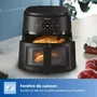 Philips NA230/00 Airfryer - Friteuse sans huile 6,2 L avec fenêtre de visualisation, 1500 W, 13 modes de cuisson, thermostat réglable jusqu'à 200°C, noire