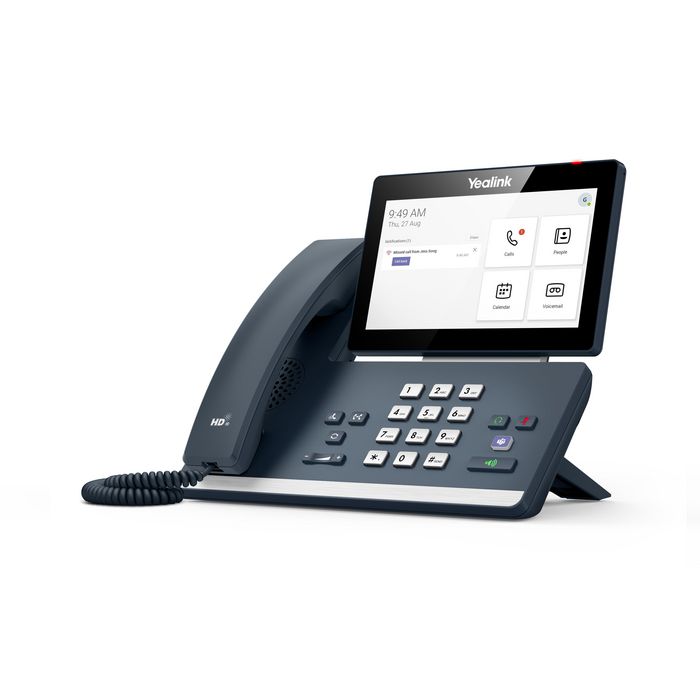Yealink MP58 Microsoft Teams Edition - Téléphone IP professionnel Android 9.0 avec écran tactile 7" (1024x600), Wi-Fi, Bluetooth, PoE et ports USB Yealink MP58 Microsoft Teams Edition - Téléphone IP professionnel Android 9.0 avec écran tactile 7" (1024x600), Wi-Fi, Bluetooth, PoE et ports USB