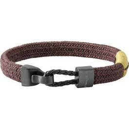 Police PJ26490BLC.01 Bracelet pour Homme en Tissu Rouge