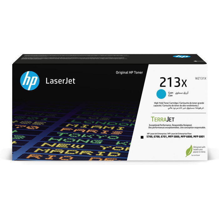 HP Toner 213X W2131X Cyan