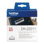 Brother DK-22211 Ruban d'étiquetage continu blanc 29 mm