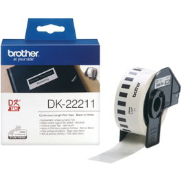 Brother DK-22211 Cinta Continue Étiquettes Blanche 29mm