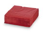 KINVARA Set de 50 serviettes en papier 33 x 33 cm Rouge
