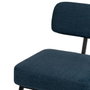 BigBuy Home Chaise Bleu Noir