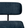 BigBuy Home Chaise Bleu Noir