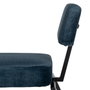 BigBuy Home Chaise Bleu Noir
