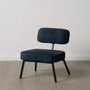 BigBuy Home Chaise Bleu Noir