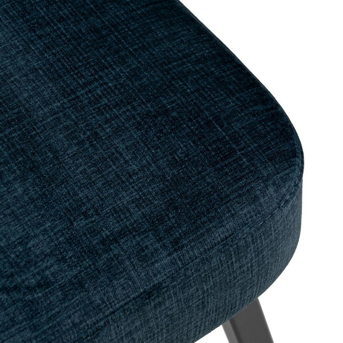 BigBuy Home Chaise Bleu Noir