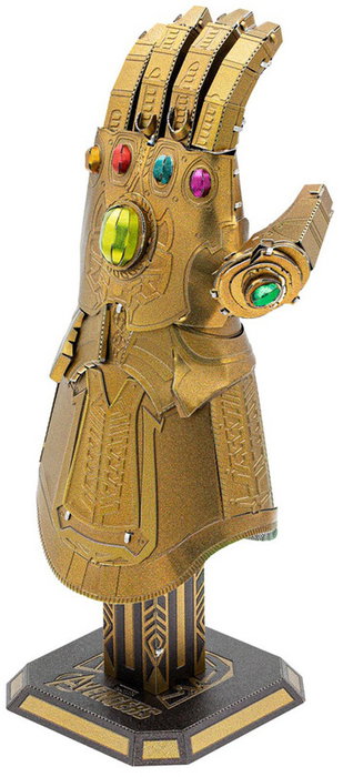 Madnesstoys Maquette Metal Earth Marvel Guantelete - Puzzle 3D DIY en Acier Prédécoupé, Modèle Prépeint, sans Colle Madnesstoys Maquette Metal Earth Marvel Guantelete - Puzzle 3D DIY en Acier Prédécoupé, Modèle Prépeint, sans Colle