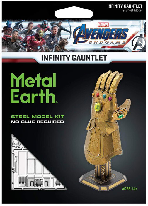 Madnesstoys Maquette Metal Earth Marvel Guantelete - Puzzle 3D DIY en Acier Prédécoupé, Modèle Prépeint, sans Colle Madnesstoys Maquette Metal Earth Marvel Guantelete - Puzzle 3D DIY en Acier Prédécoupé, Modèle Prépeint, sans Colle