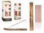 Acorde Lot de 50 bâtons d'encens santal avec support en bambou marron 28.5 x 12 x 1 cm (Set de 24)