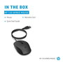 HP Souris filaire HP 150 - Souris 3 boutons avec molette de défilement, confortable et précise pour une productivité optimale