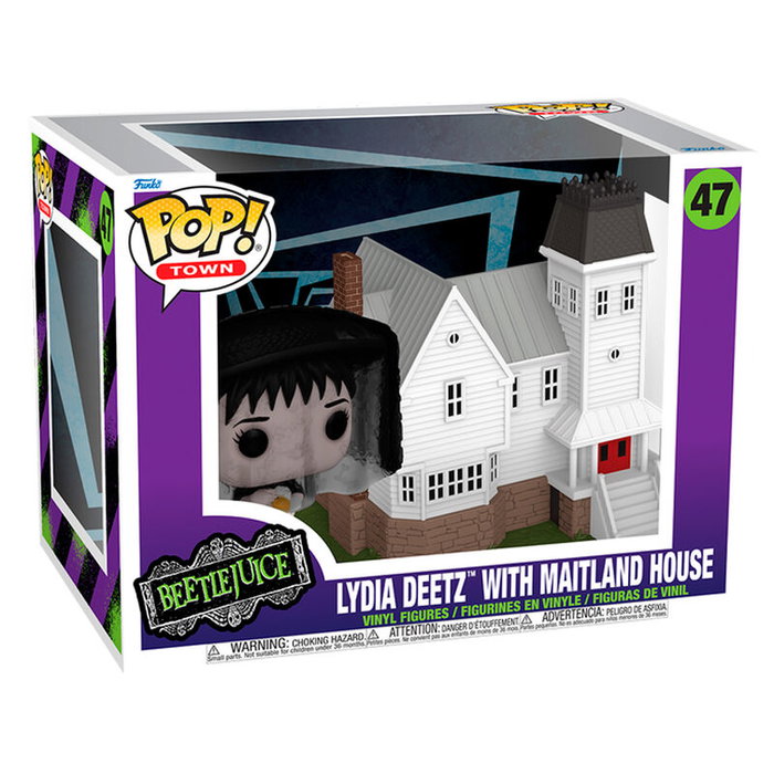 Funko POP! Town Beetlejuice Lydia Deetz avec la maison Maitland