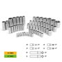 Mallette à Outils Workpro Acier Acier au chrome vanadium 108 Pièces