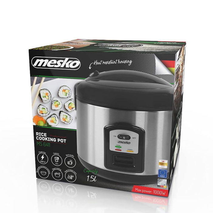 cuiseur à riz Mesko MS 6411 Gris 1000 W 1,5 L