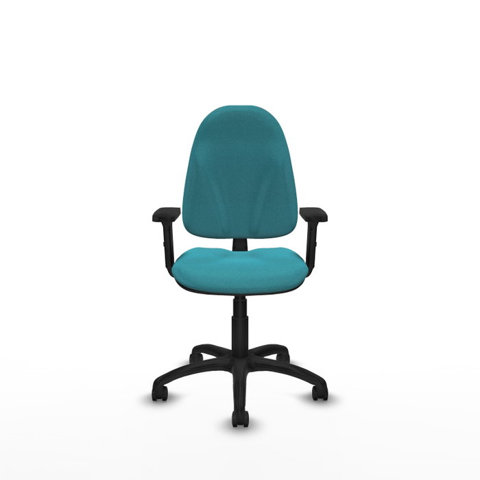 PIQUERAS Y CRESPO Chaise de bureau Algarra turquoise avec accoudoirs 2D PIQUERAS Y CRESPO Chaise de bureau Algarra turquoise avec accoudoirs 2D