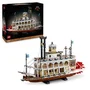 LEGO 21356 Ideas Le Bateau à Vapeur du Mississippi - Set de Construction pour Adulte avec 4090 Pièces - Maquette Décorative