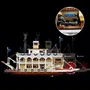 LEGO 21356 Ideas Le Bateau à Vapeur du Mississippi - Set de Construction pour Adulte avec 4090 Pièces - Maquette Décorative