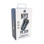 Qcharx international Nyx Chargeur de voiture 30 W USB-A + USB-C Noir