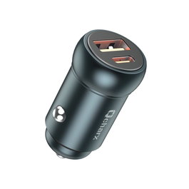 Qcharx international Nyx Chargeur de voiture 30 W USB-A + USB-C Noir