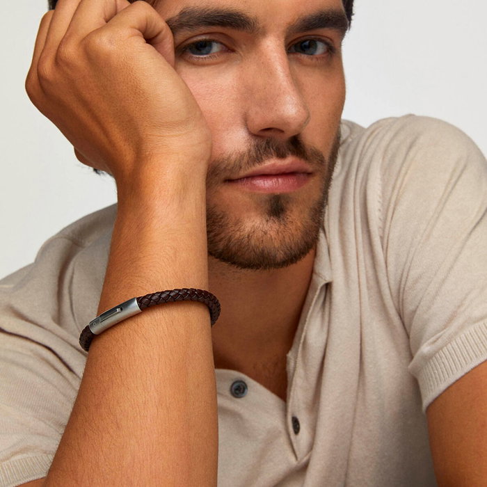 Bracelet Homme One Jewels OAMB3208LC-M Marron